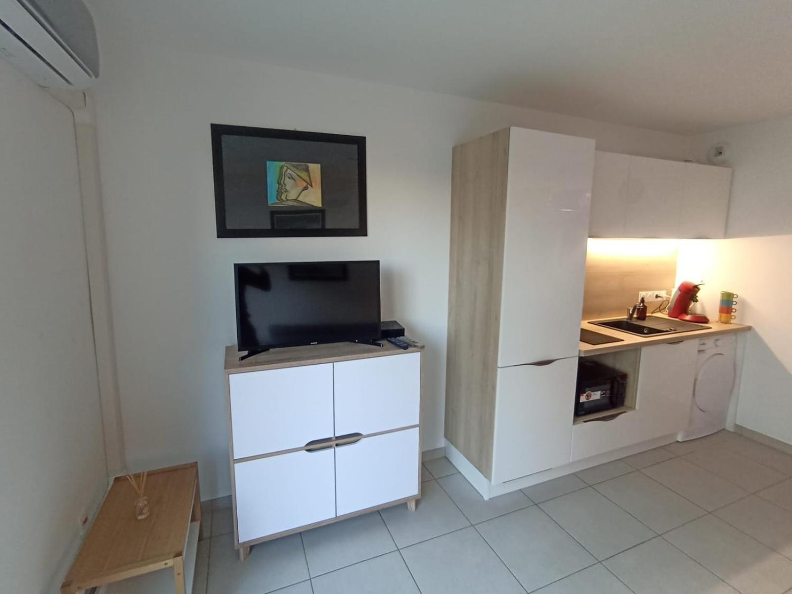 Studio Avec Parking Prive, Piscine Plage 300M Antibes Ngoại thất bức ảnh